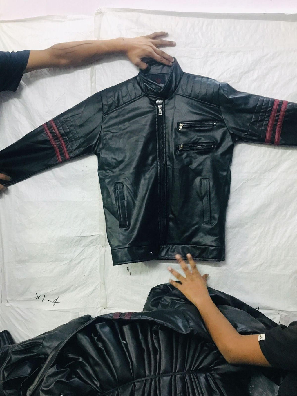 Men’s Premium Black Biker Jacket – Stylish & Comfortable for Daily Wear