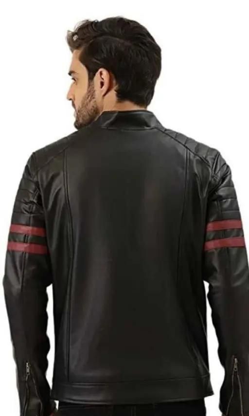 Men’s Premium Black Biker Jacket – Stylish & Comfortable for Daily Wear